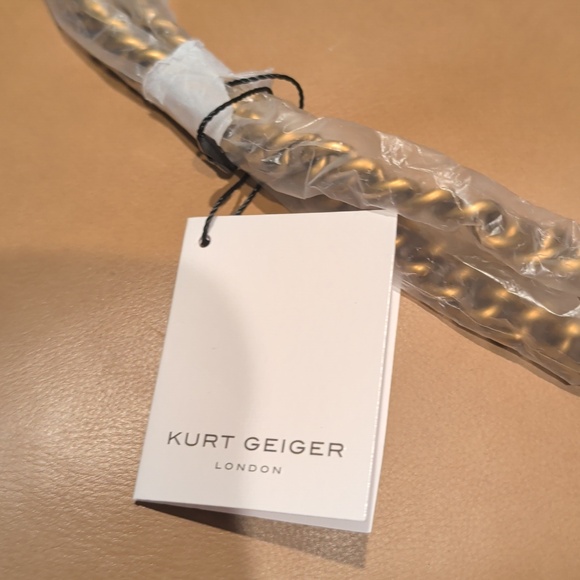 Kurt Geiger Brixton Multicolor Quilted Chain Shoulder Bag NWT and Dusty - Picture 4 of 11